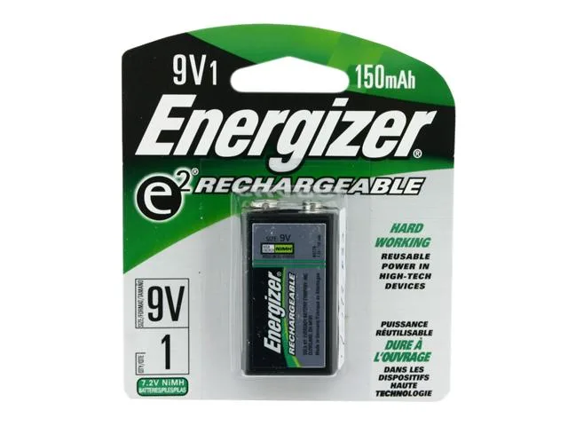ENERGIZER ENERGIZER 9VNH 9V Ni-MH 150mAh standard battery — product photo