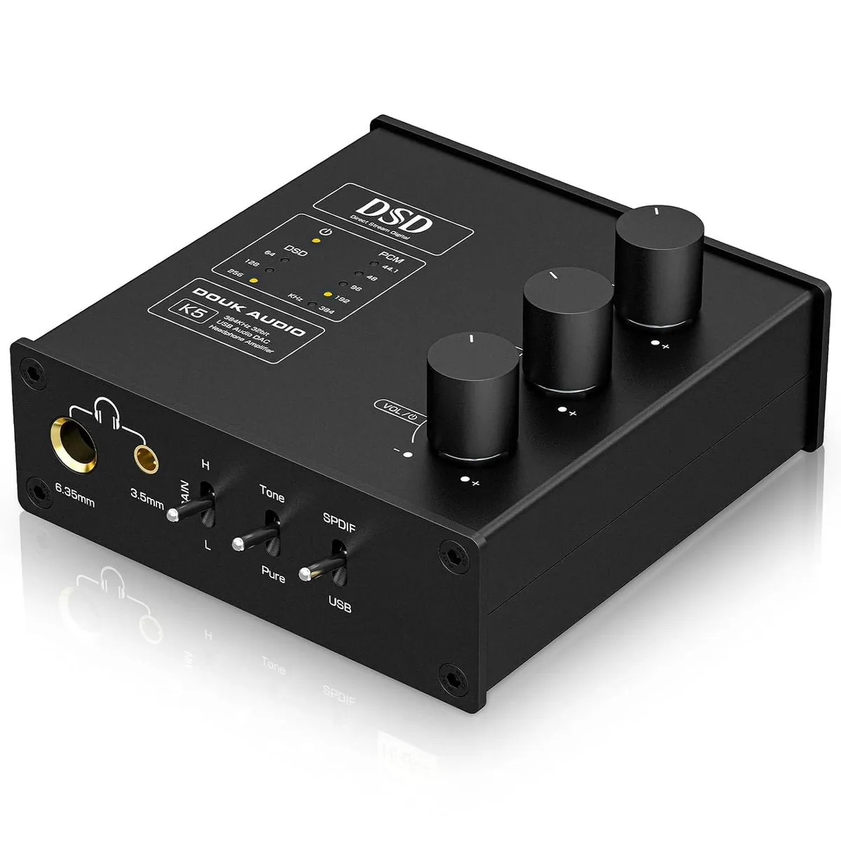 LORDWORLD LORDWORLD K5 USB DAC Headphone Amplifier Streaming Audio — product photo