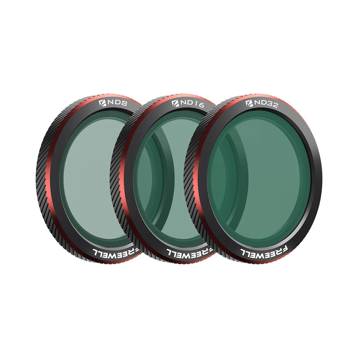 FREEWELL FREEWELL ND8 ND16 ND32 Magnetic Filter Kit DJI Neo 2 Drone 3-Pack — product photo