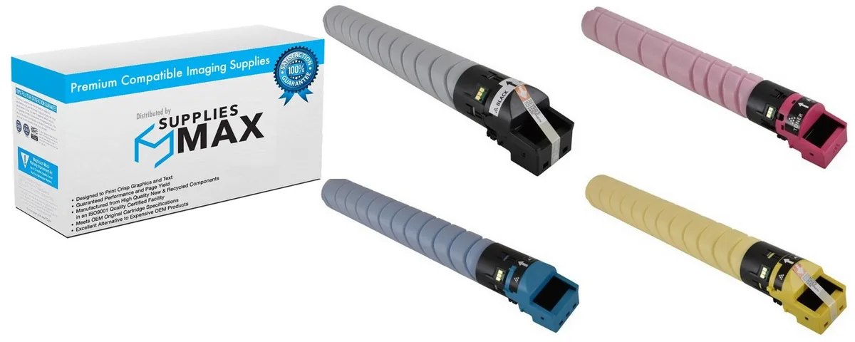 SuppliesMax SuppliesMax KNMTN-328MP toner cartridge combo pack (BK/C/M/Y) 28000 pages — product photo