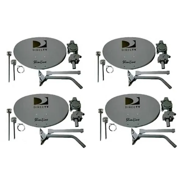 DIRECTV DIRECTV Slimline Dish Antennas KA/KU HD MPEG4 4-Pack — product photo