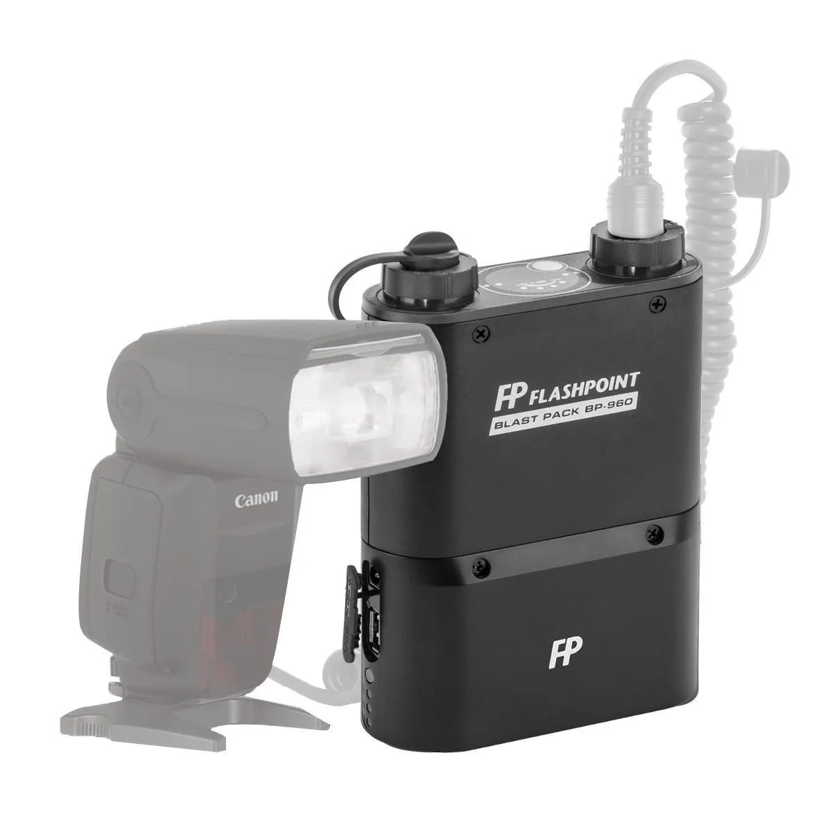 Flashpoint Brand Flashpoint Blast Power Pack BP-960 kit for Canon Flashes with FP-CZ Cable studio — product photo