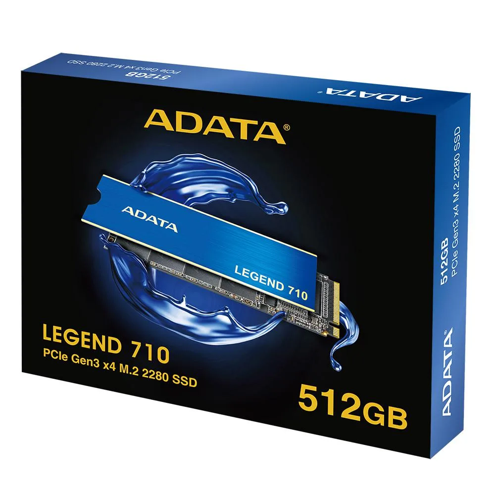 ADATA ADATA LEGEND 710 512GB Gen3 x4 M.2 2280 internal SSD — product photo