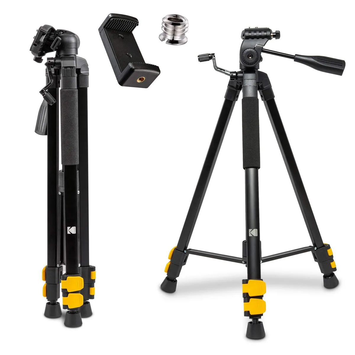 Kodak Kodak ROCPGTR62 62" lightweight aluminium tripod 22-62" 8.8 lb load 1.61 kg — product photo
