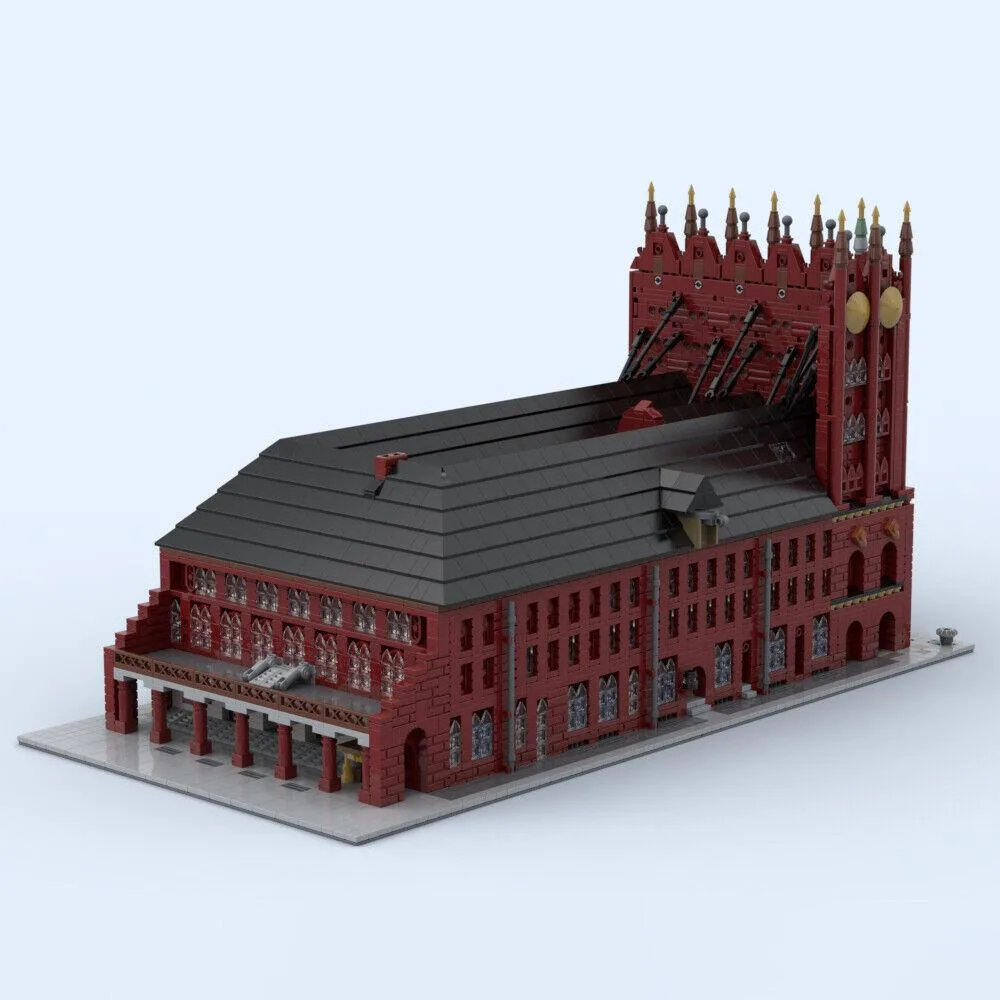 ZITIANYOUBUILD ZITIANYOUBUILD MOC-87184 Stralsund Town Hall 7491 Parts — product photo