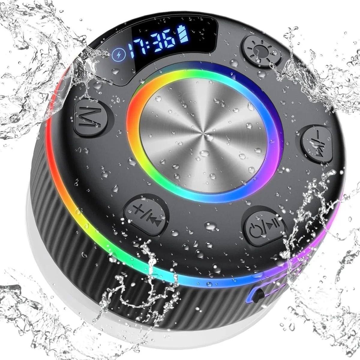  dotn Q90B Portable Speaker Black 5.3 IPX7 5W 8h 15m 40mm 1.69x4.21x4.21in — product photo