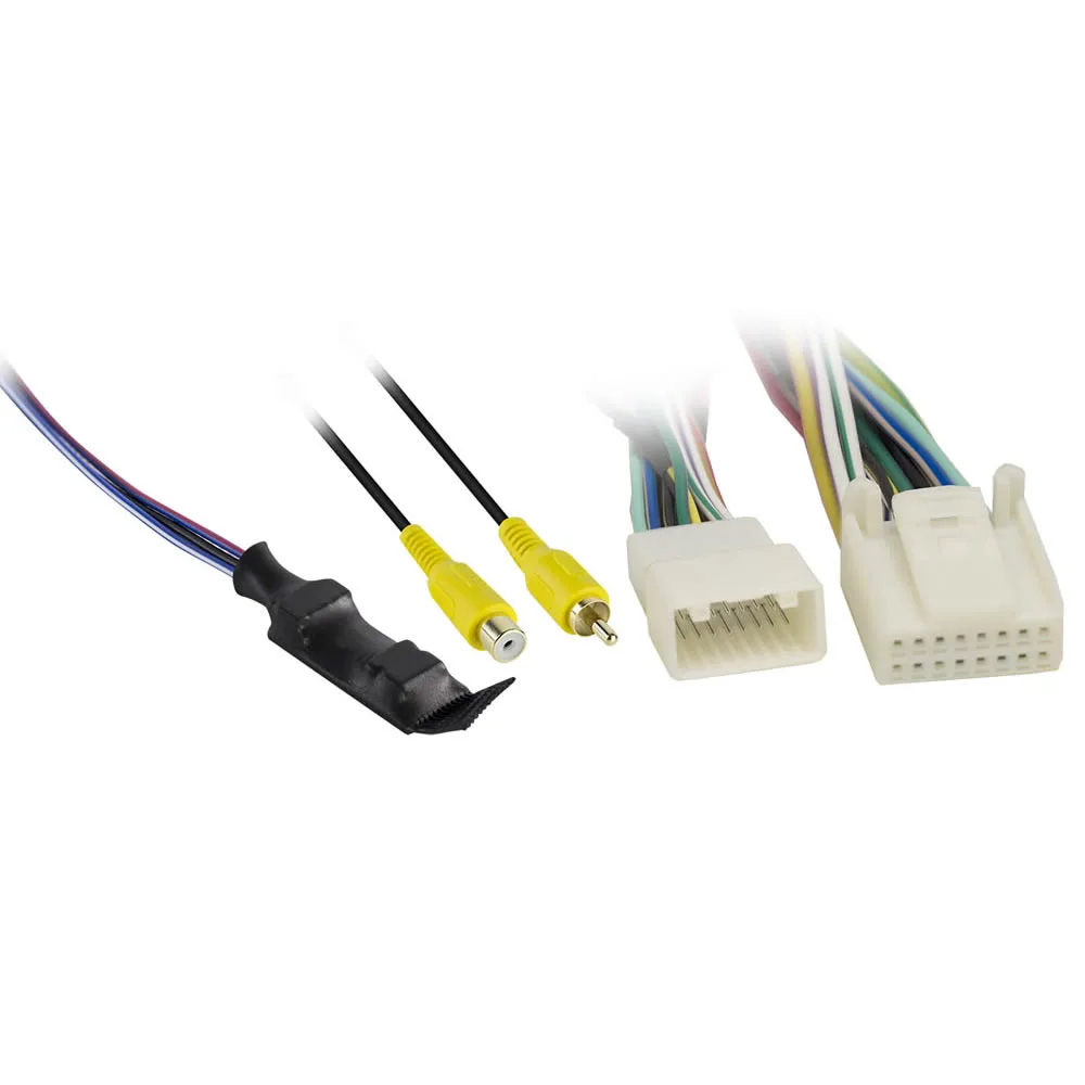 A small black wiring harness with multiple connectors and a voltage converter module