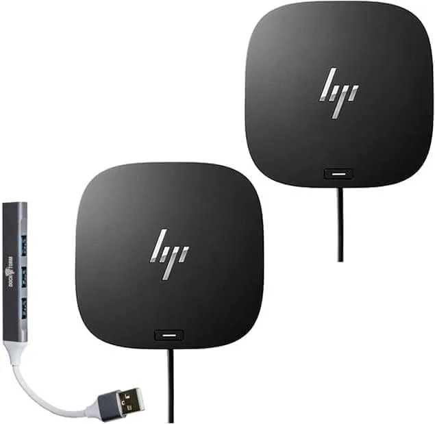 HP HP USB-C Dock G5 5YH27AV#ABA Docking Station 100W with Dockztorm Hub 2 Pack — product photo