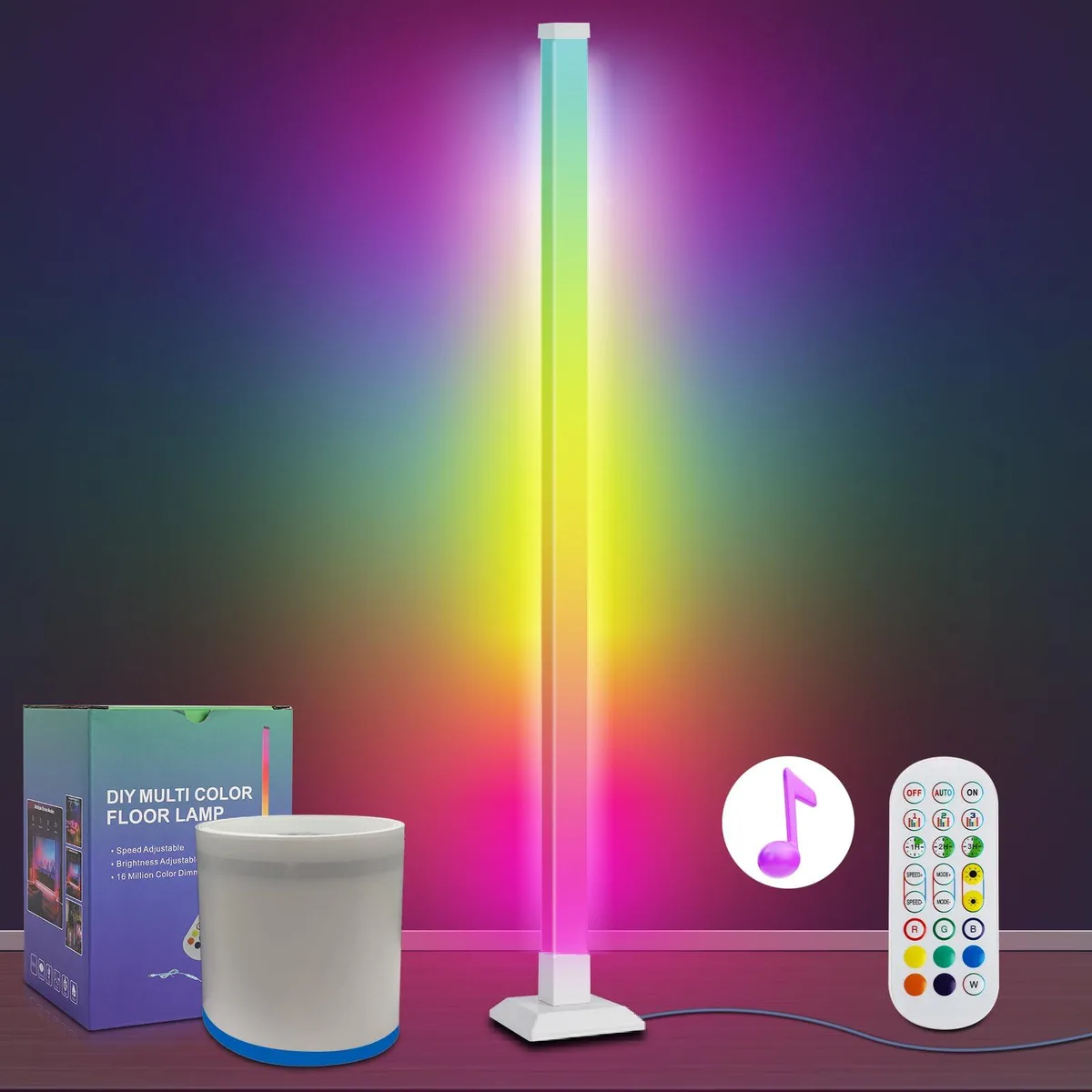 KEHIPI KEHIPI EBT1108-01 59" floor lamp 16 million colours — product photo
