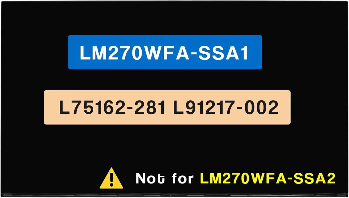 NUOLAISUN NUOLAISUN LM270WFA-SSA1 Touch Screen 27" for HP 27-D — product photo