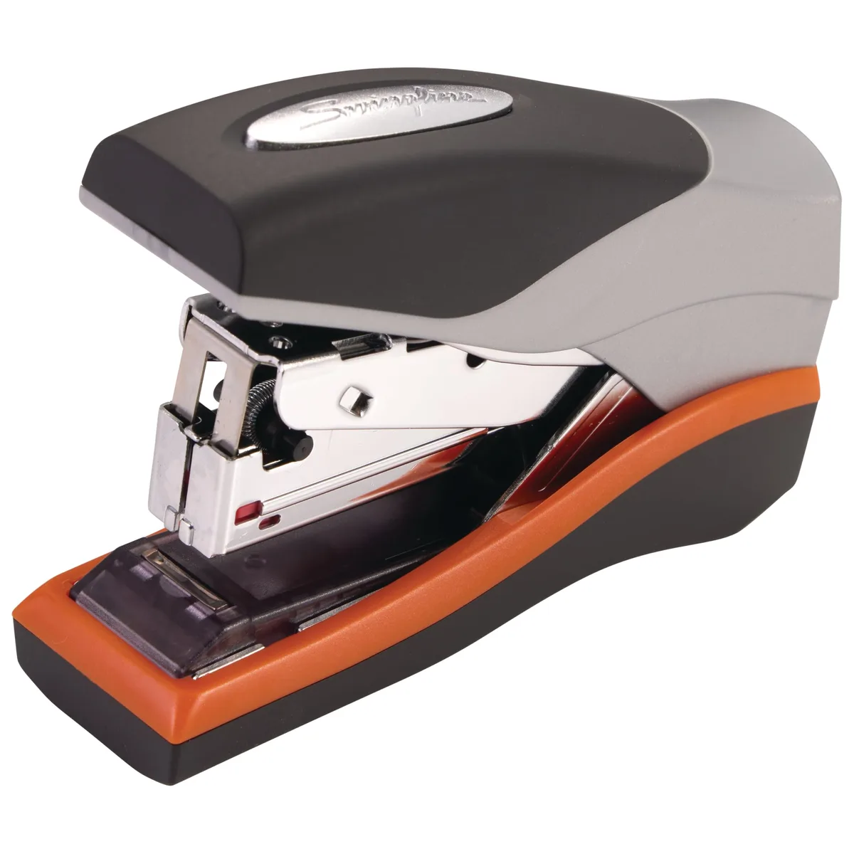  Swingline Optima 40 Stapler S7087842 40 Sheet Orange Silver — product photo
