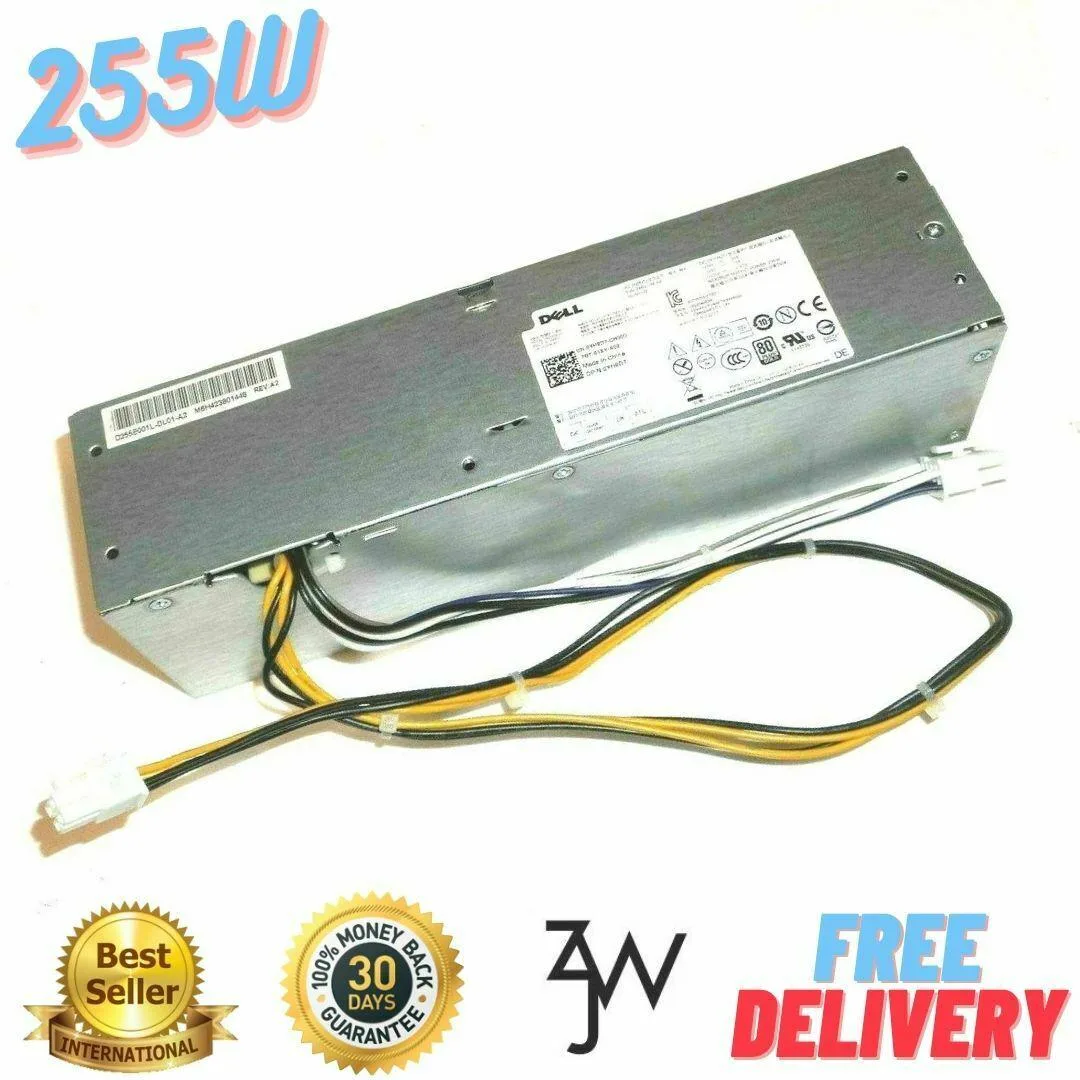 DELL DELL OptiPlex 3020 7020 9020 255W power supply YH9D7 — product photo