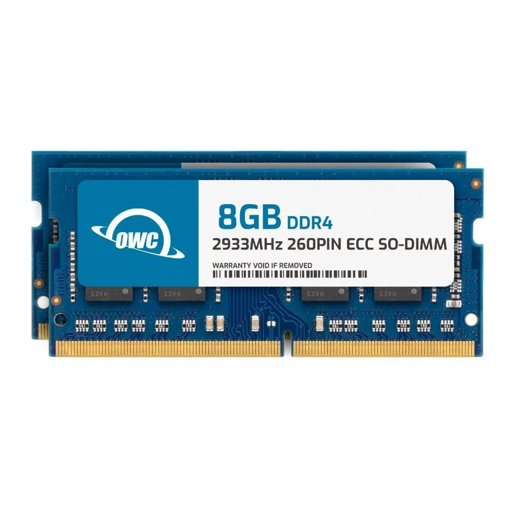 OWC OWC 16GB (2x8GB) DDR4 2933MHz CL21 ECC SO-DIMM 1.2V 260-pin laptop RAM — product photo