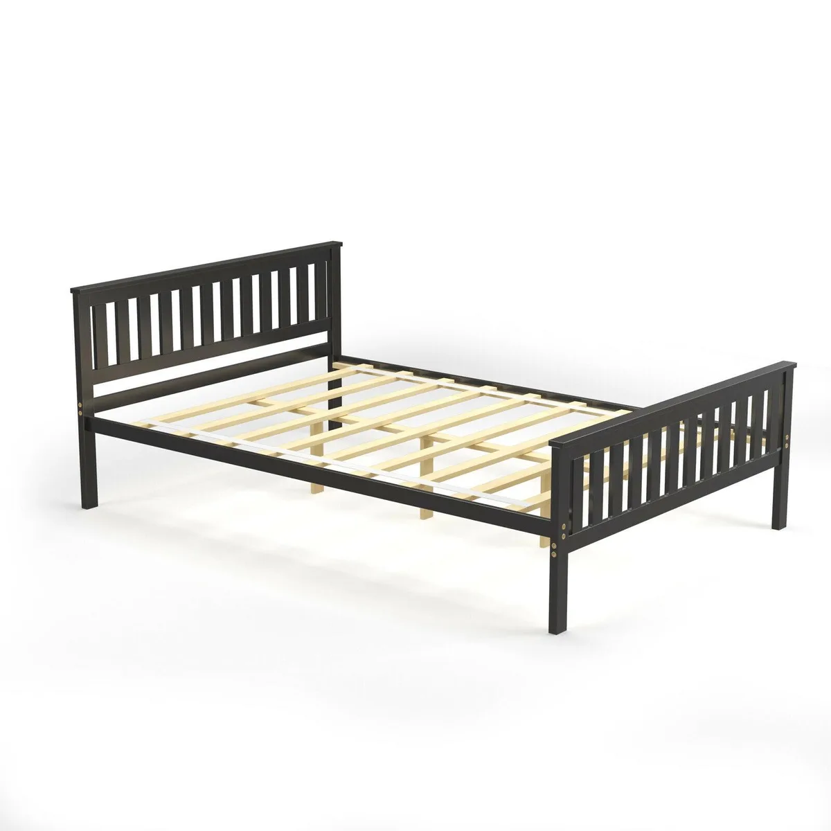 SlickBlue SlickBlue Full Wood Platform Bed Espresso — product photo