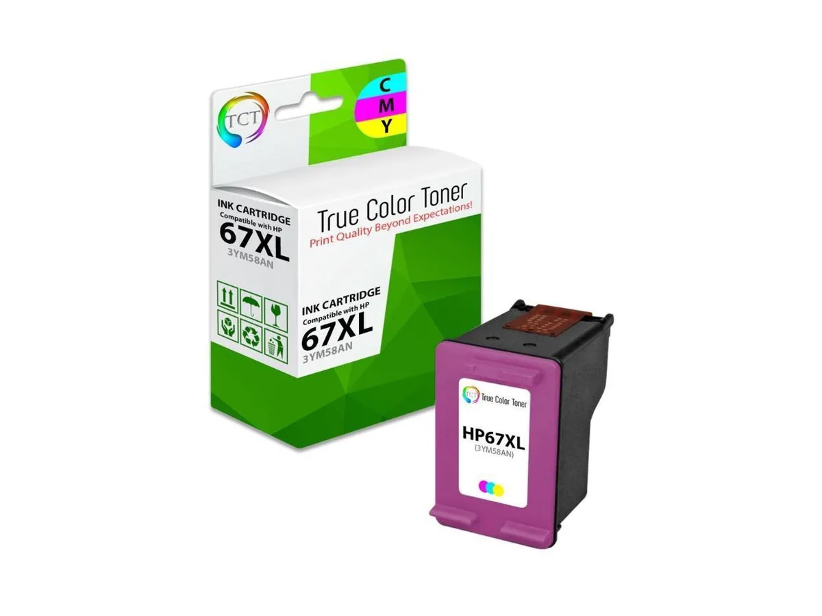 V4ink V4ink 67XL High Yield Tri-Color Ink Cartridge 200 Pages — product photo