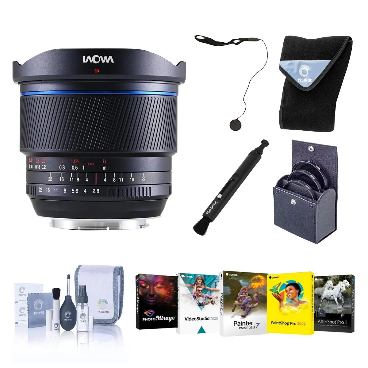 Venus Optics Venus Laowa 10mm f/2.8 Zero-D Sony E Bundle camera lens — product photo