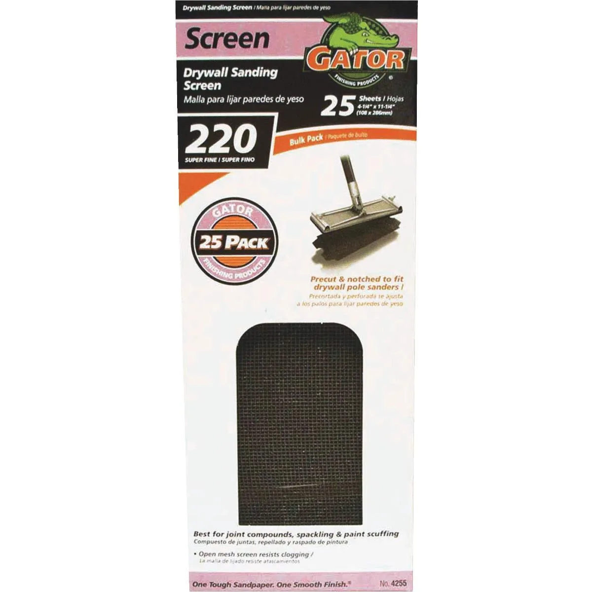 Ali Indistries Inc Ali Indistries Inc 4255 Drywall Screen 220 Grit 11" 25 Sheets — product photo