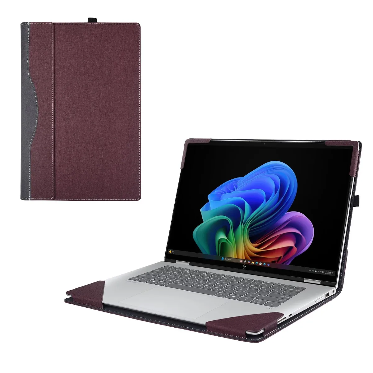 BoYata BoYata 2 in 1 Accessory Wine Red for HP OmniBook X Flip 16 &amp; OmniBook 7 Flip 16 — product photo