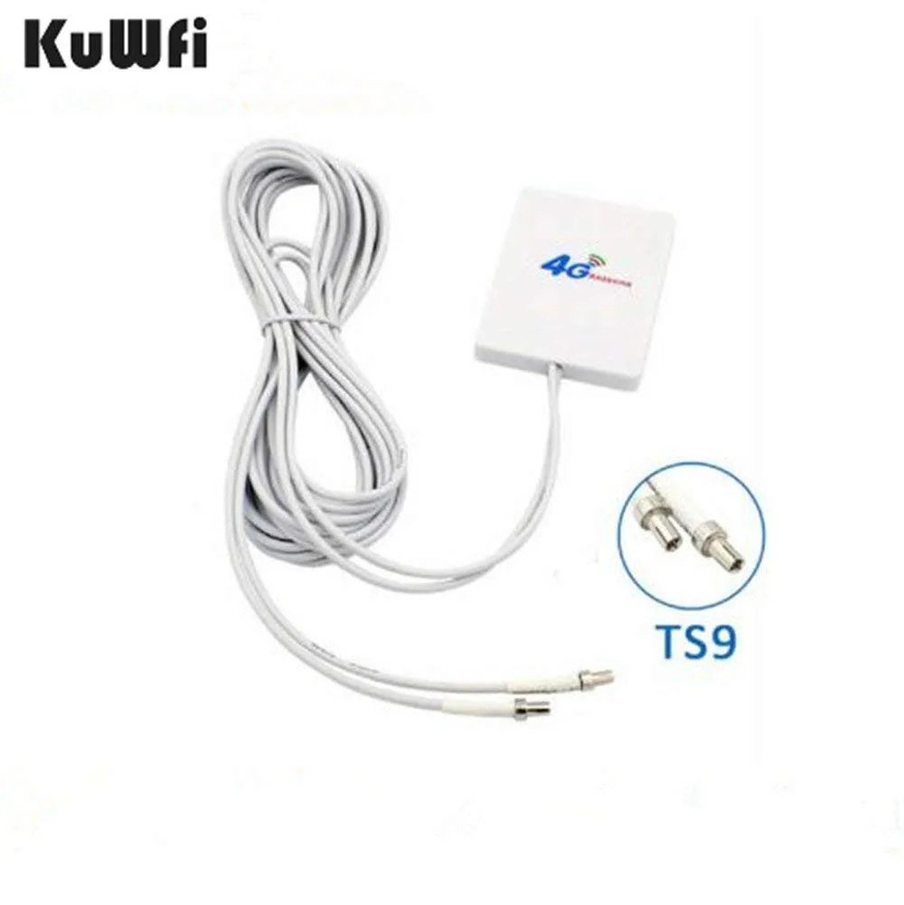 KuWfi KuWfi TS91 3m TS9 4G LTE Antenna White 28dBi — product photo