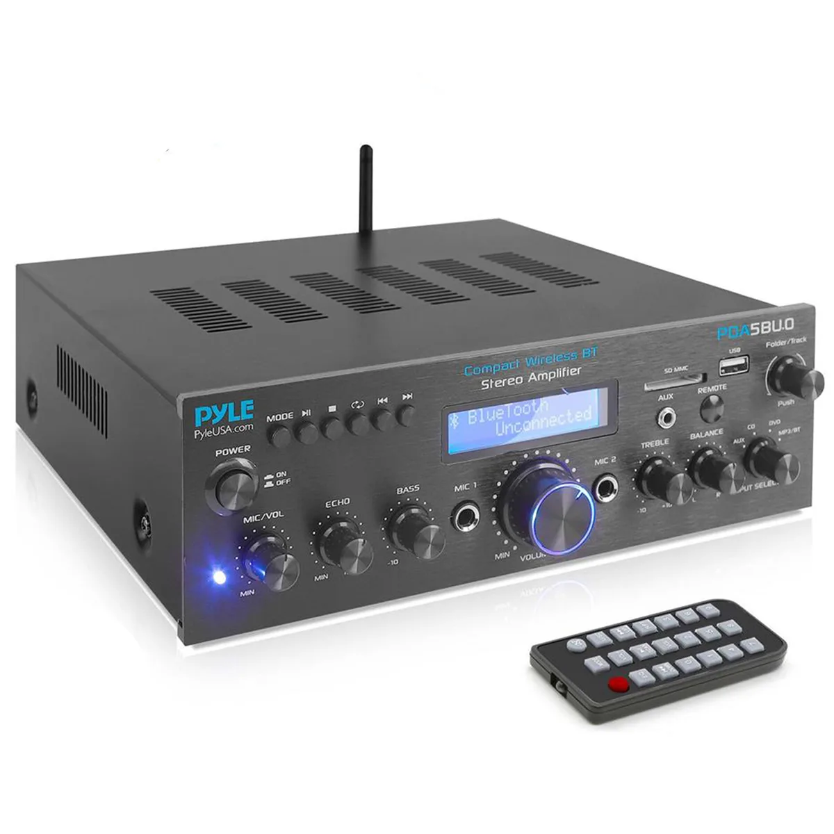 Pyle Pyle PDA5BU.0 200 W Bluetooth Amplifier Stereo Receiver — product photo