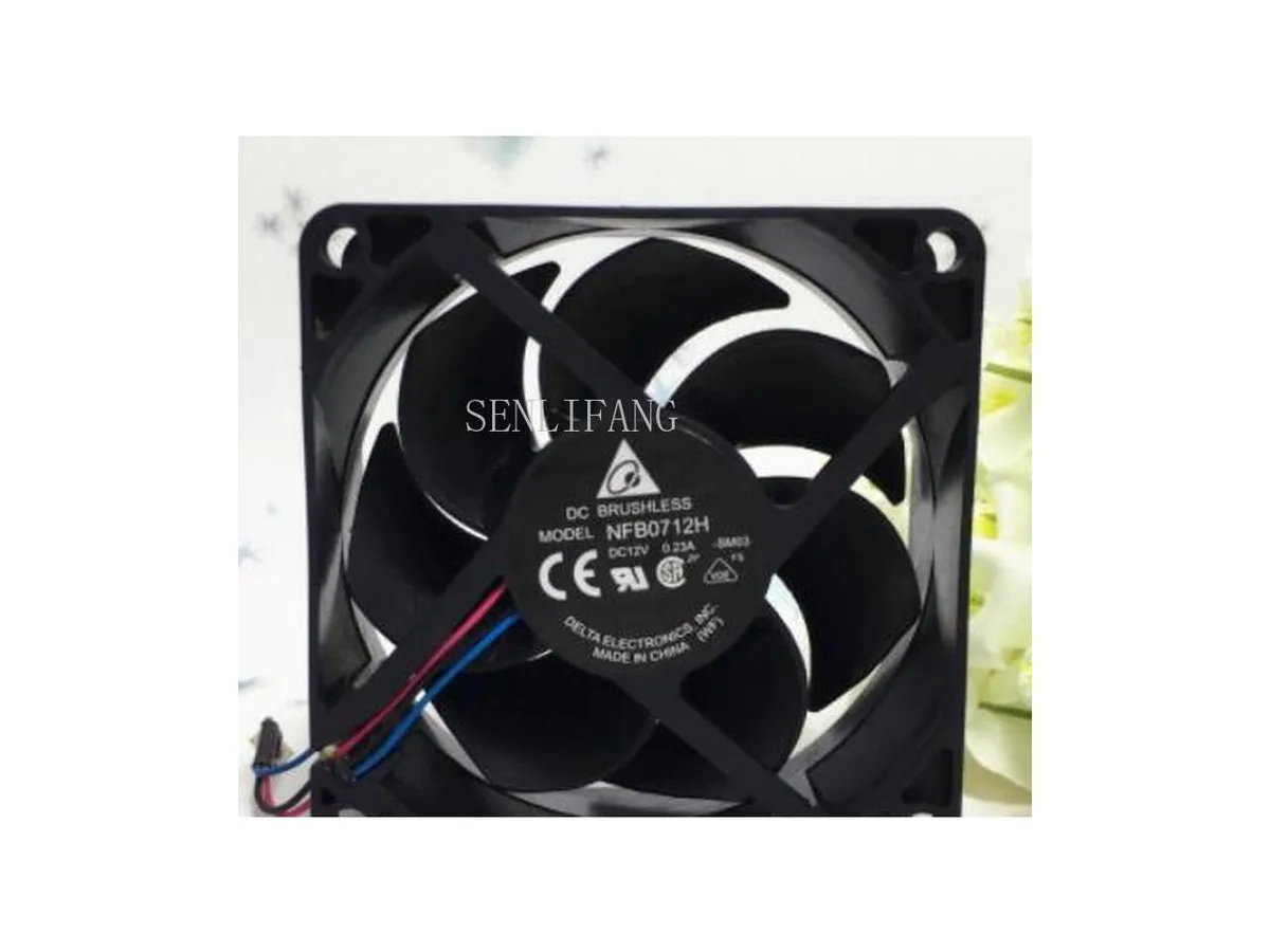 Fans Fans NFB0712H SM03 DC 12V 0.23A 70x70x25mm Server Square Fan — product photo