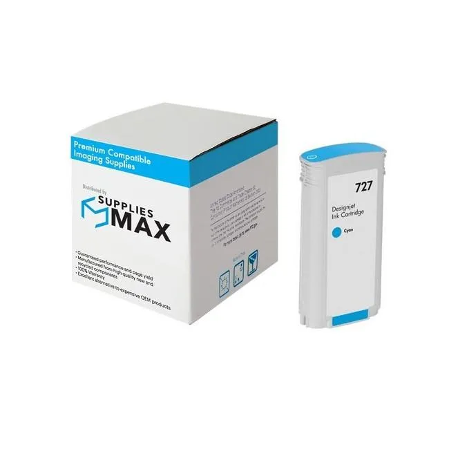 SuppliesMax SuppliesMax HP B3P19A Cyan 130 ML inkjet cartridge — product photo