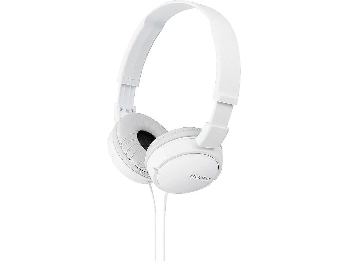  Sony MDR-ZX110/WHI ZX Series On-Ear Headphones White — product photo