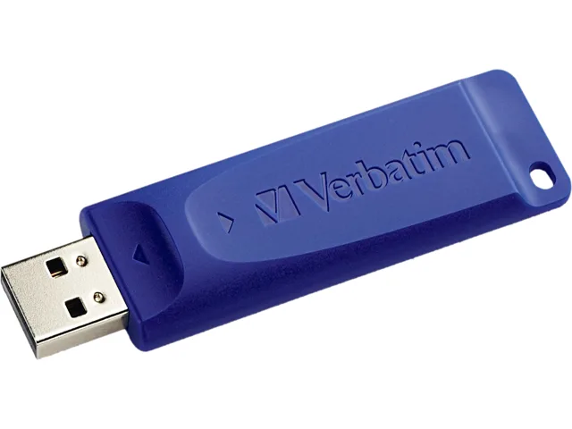 VERBATIM Verbatim 98658 64GB USB 2.0 flash drive, Blue — product photo