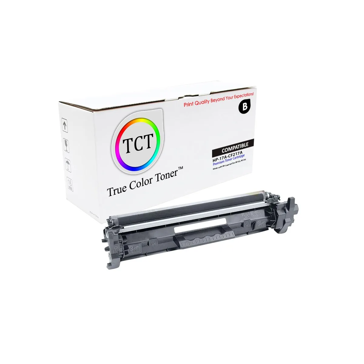 True Color Toner True Color Toner CF217A 17A Black Toner Cartridge 1600 Pages — product photo