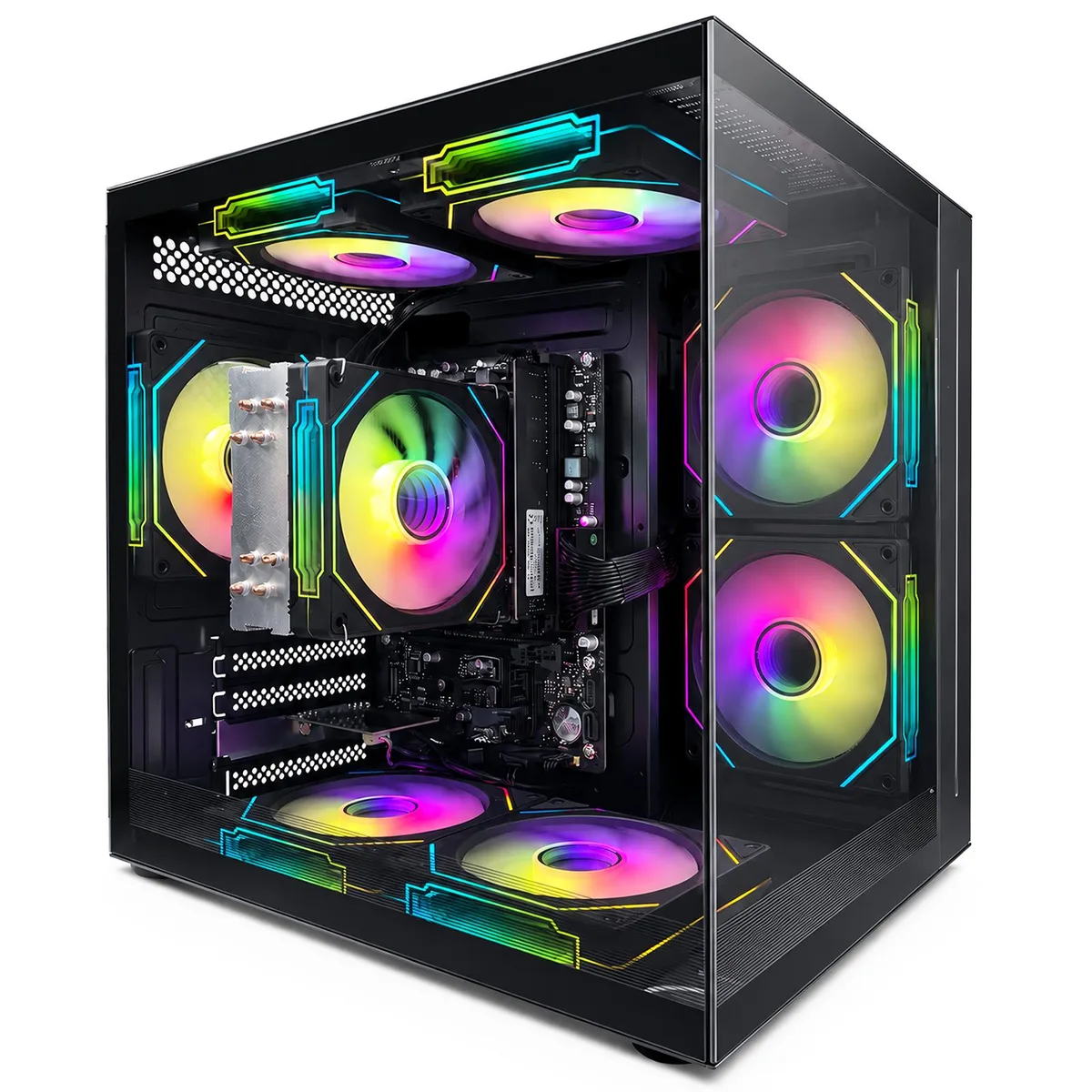 suevery suevery SUT1B4 V900 Gaming PC Ryzen 5 3400G 16GB DDR4 256GB SATA SSD — product photo