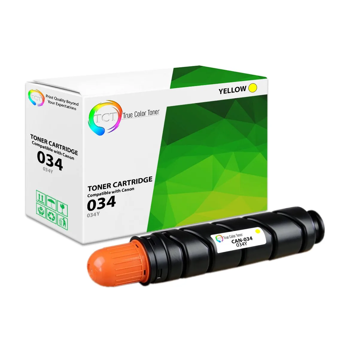 TCT TCT 034Y Yellow Toner Cartridge 7300 Pages — product photo
