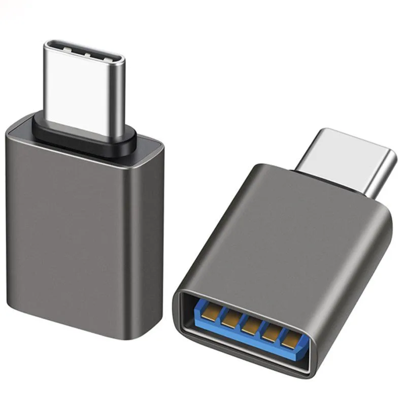 Corn Electronics Corn Electronics USB-C to USB-A adapter 10 Gbps USB 3.2 black 2 pack brown — product photo