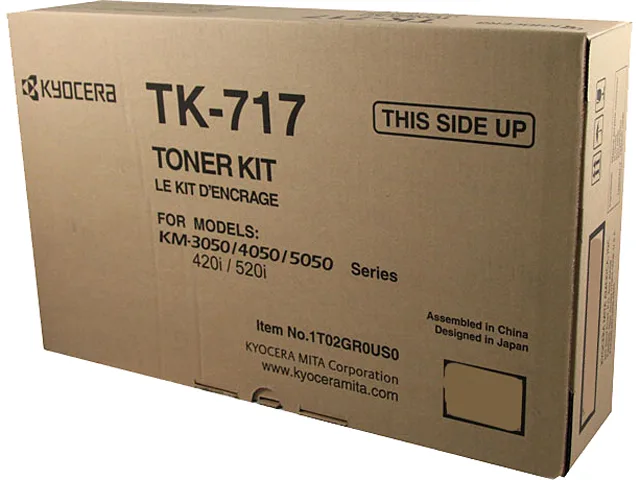 Kyocera Kyocera TK717 Black Toner Cartridge 34000 Pages — product photo