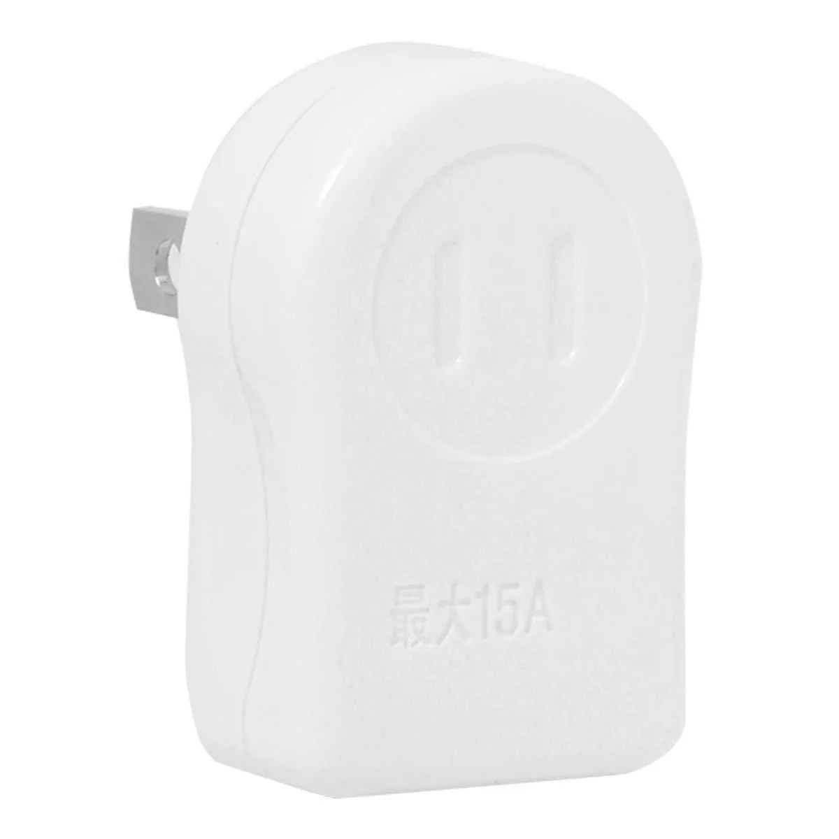 LORDWORLD LORDWORLD NEMA 1-15P Outlet Saver 2-Prong 2 Outlets 90° Angled — product photo