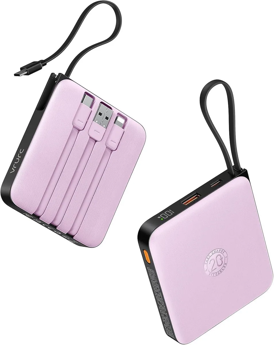 WOOJONG WOOJONG 10000mAh 22.5W Power Bank Purple — product photo