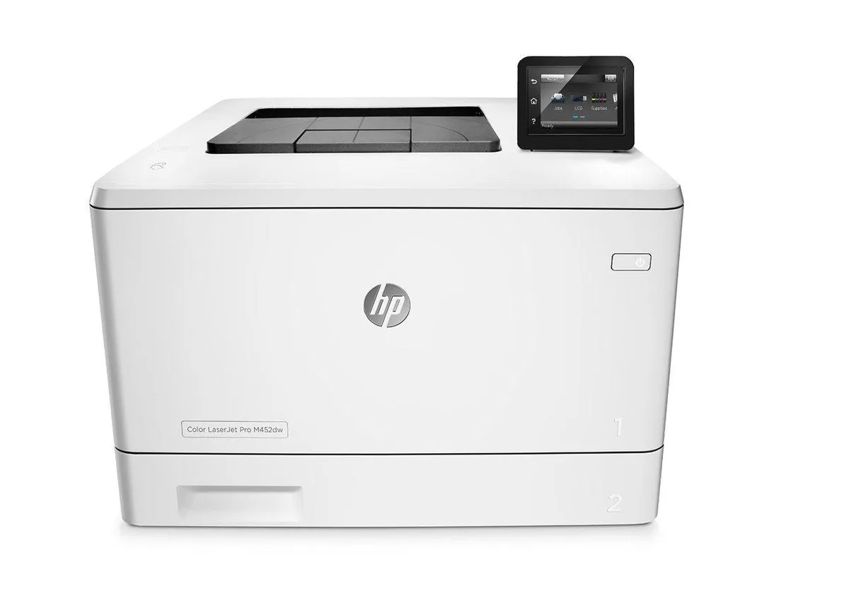 HPE HPE Color LaserJet Pro M477fnw 28 ppm colour laser printer — product photo