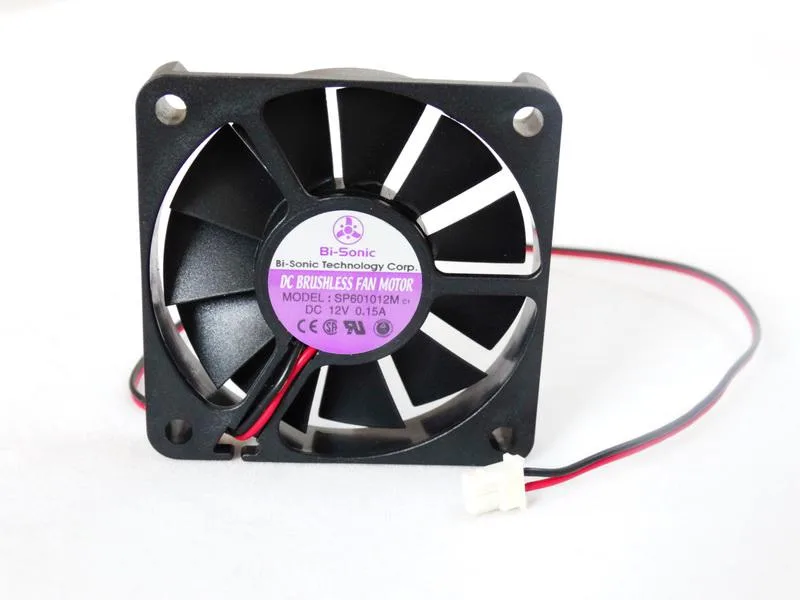SXDOOL SXDOOL 60mm slim case fan 12V 0.15A 10mm thick 11 blade 601012M — product photo