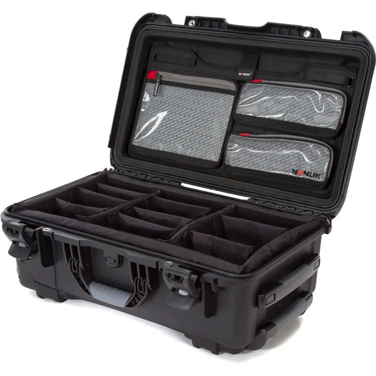 NANUK NANUK 935 Wheeled Hard Case with Lid Organizer and Padded Dividers, Black — product photo