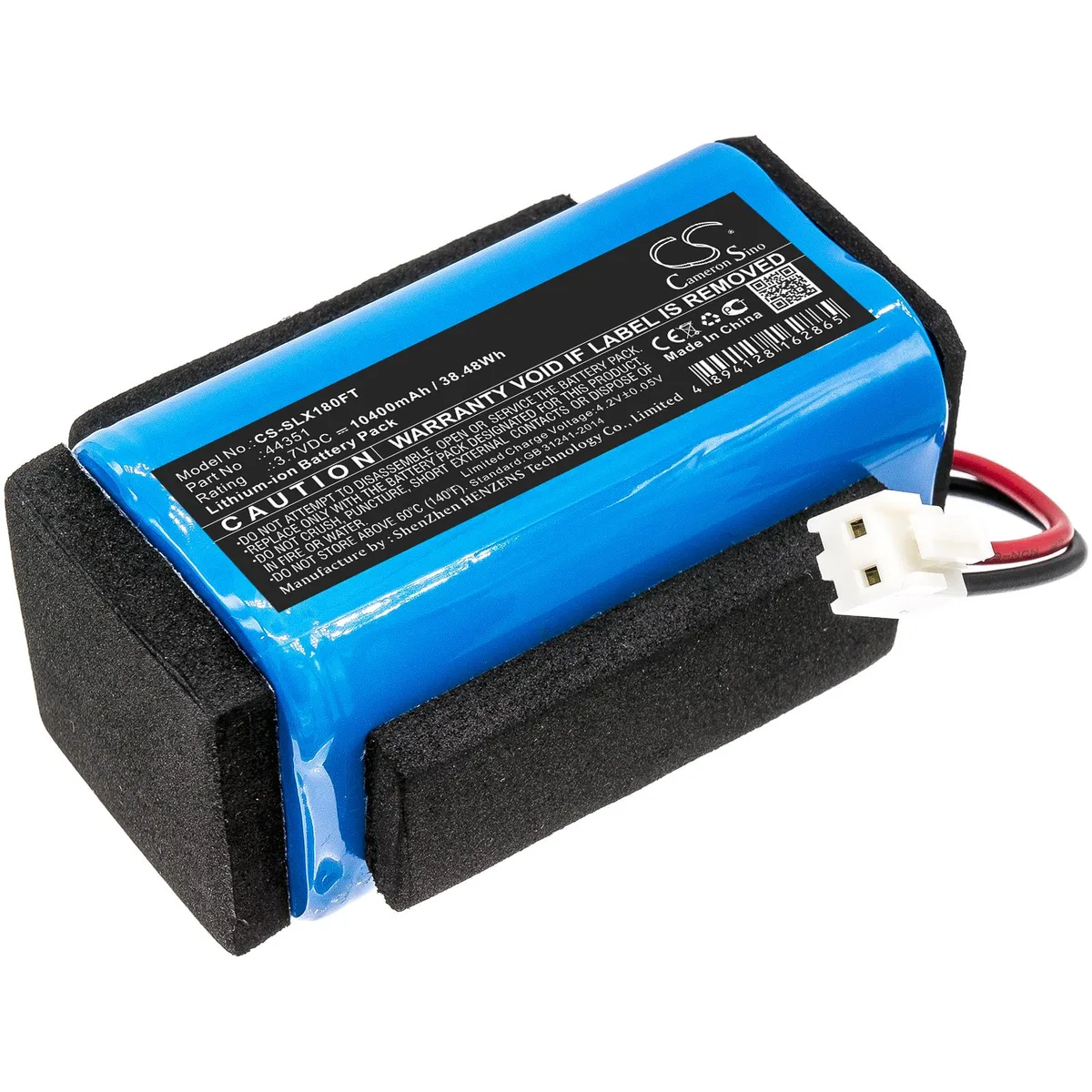 Cameron &amp; Co Cameron &amp; Co Battery for Streamlight Vulcan 180 44350 44351 3.7V 10.4Ah Blue — product photo