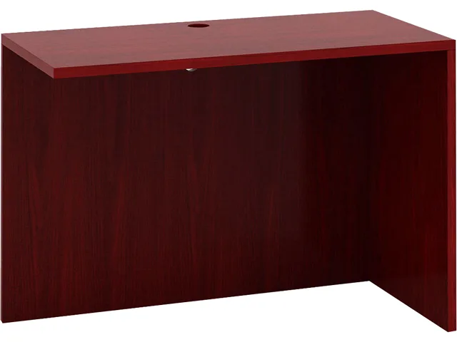 BOSS Office Products BOSS Office Products N191-M 42 x 20" Reversible Return Mahogany office furniture — product photo