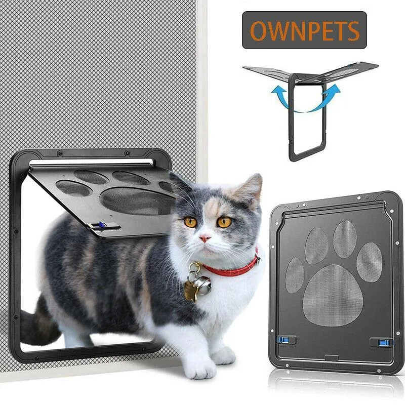 Ownpets Ownpets PET0075 Pet Door 8.25" x 10.4" ABS Black — product photo