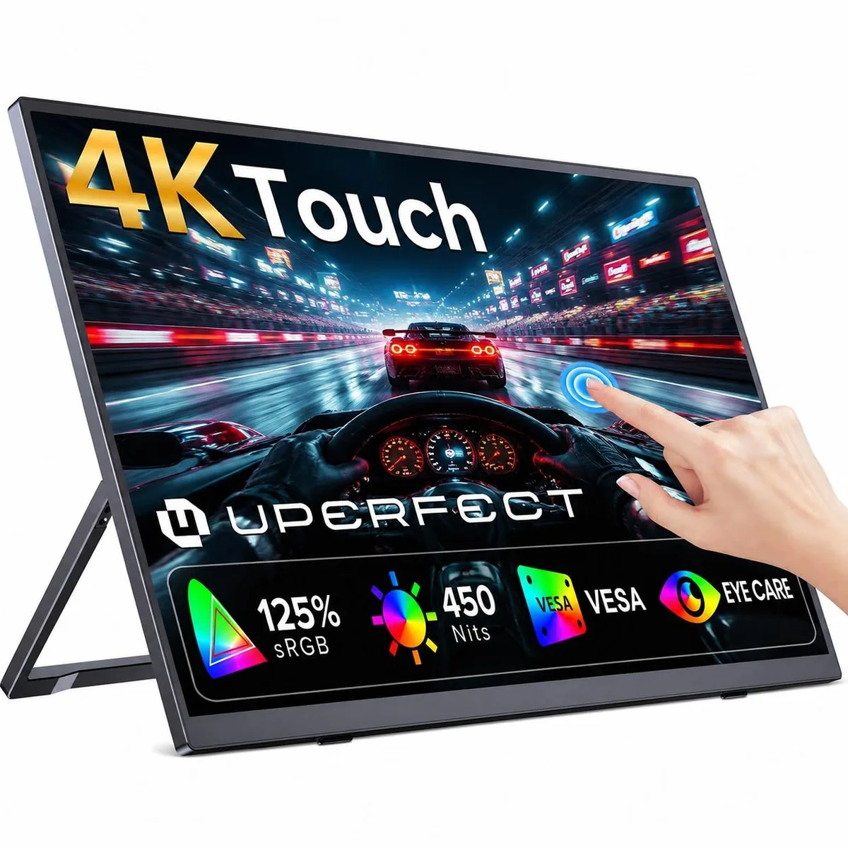 Uperfect Uperfect 15.6" 4K Portable Touchscreen Monitor 10-Point Touch — product photo