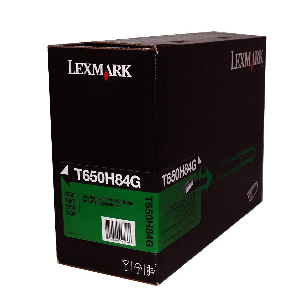 Lexmark Lexmark T650H84G High Yield Toner Cartridge Black 25000 Pages — product photo