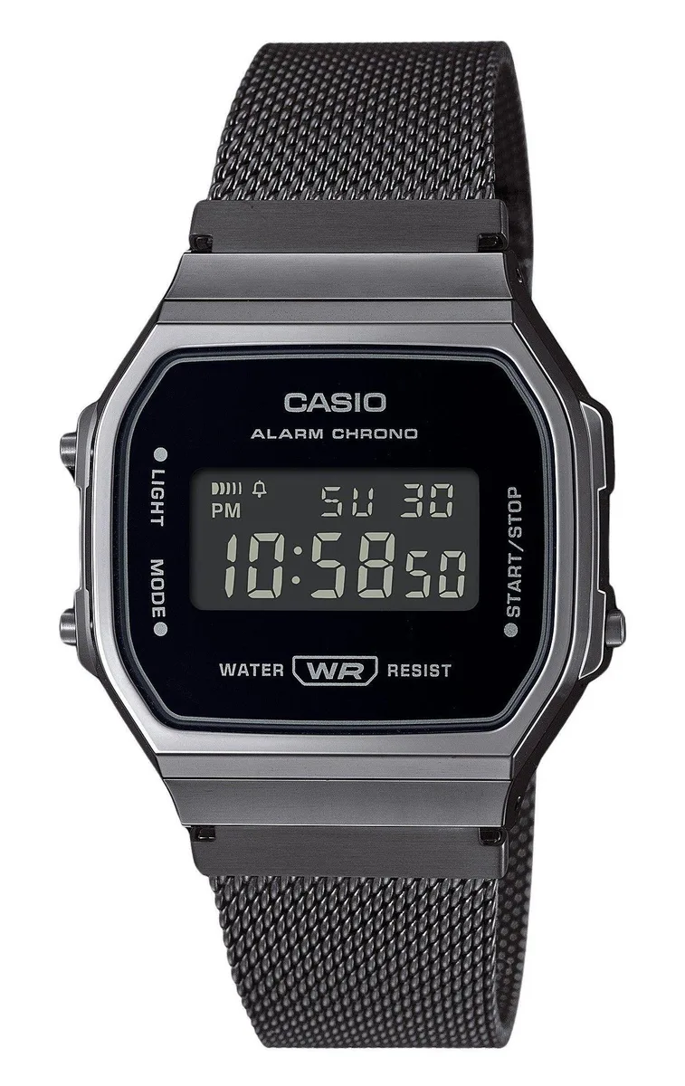 CASIO CASIO A168WEMB-1B Illuminator Vintage Digital Watch — product photo