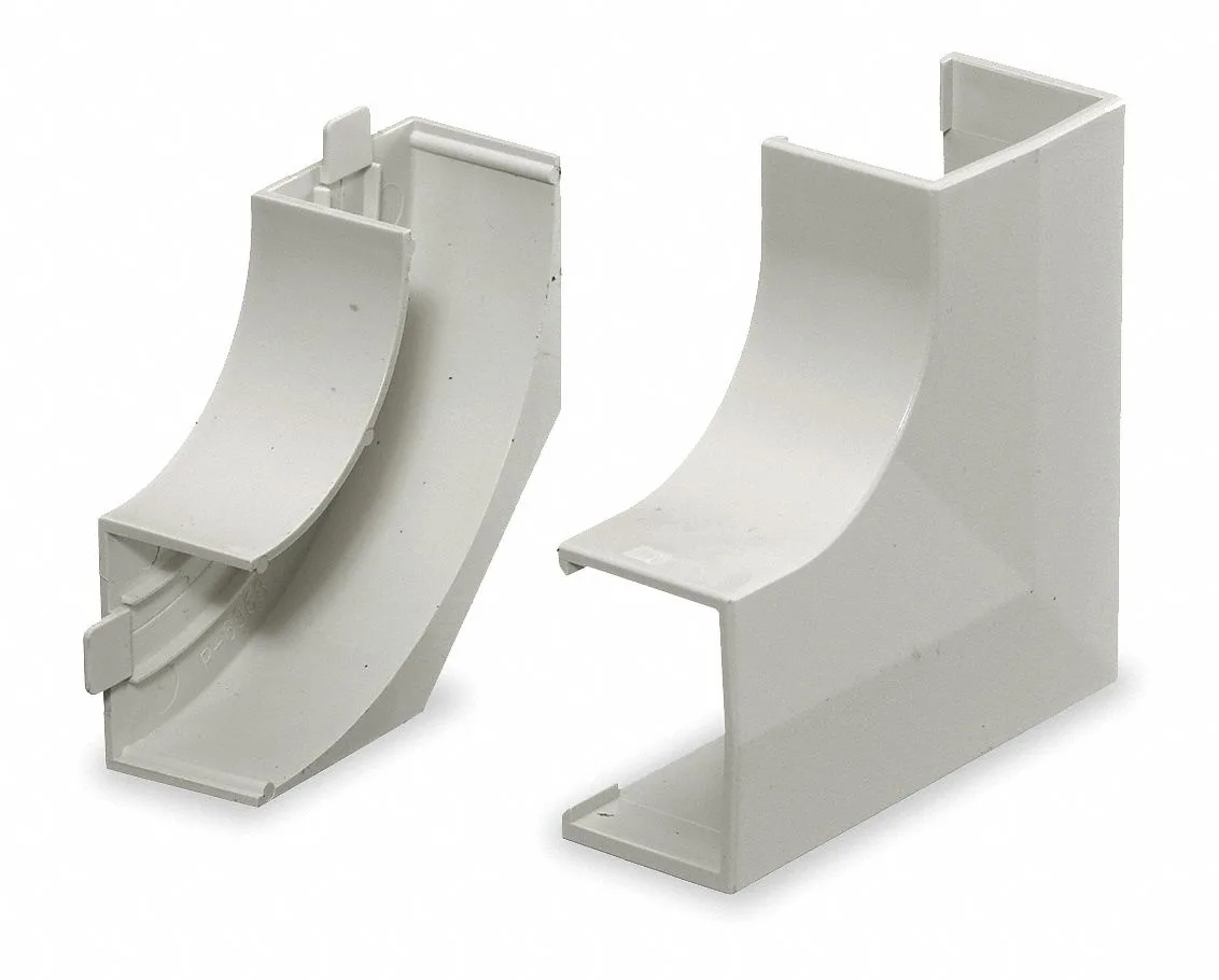 Hubbell Incorporated Hubbell Incorporated PL1FEBC Flat Elbow Base and Cover White — product photo