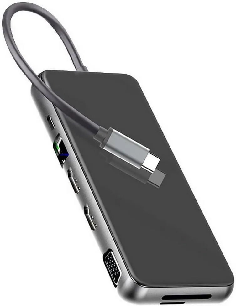 myVolts myVolts 12 in 1 USB-C Docking Station Triple Display — product photo