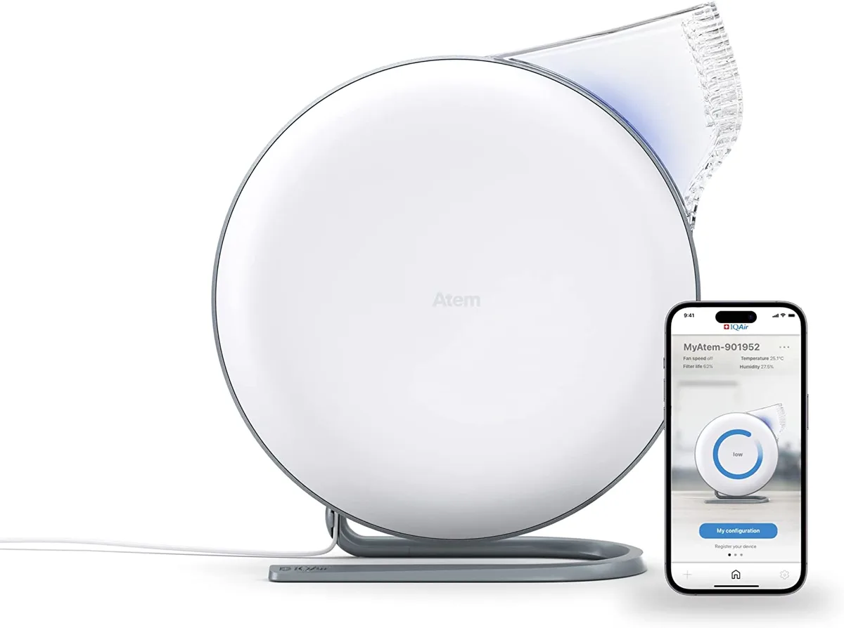 IQAir IQAir 250 0P 10 02 air purifier, White — product photo
