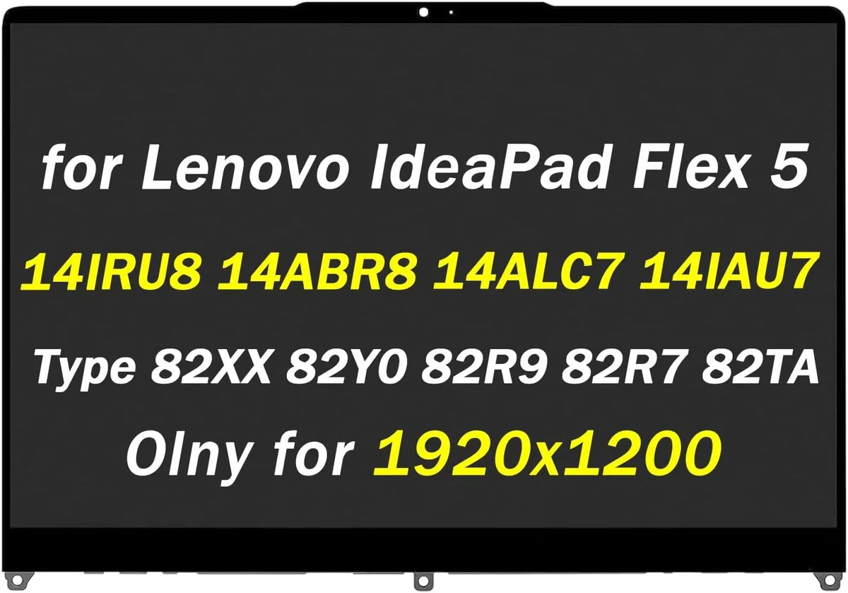 NUOLAISUN NUOLAISUN 14.0" 1920x1200 Touch Screen for Lenovo Flex 5 82XX 82Y0 82R9 82R7 82TA — product photo