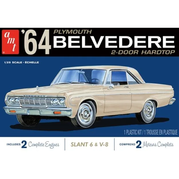 AMT AMT 1188M 1/25 1964 Plymouth Belvedere Model Kit — product photo