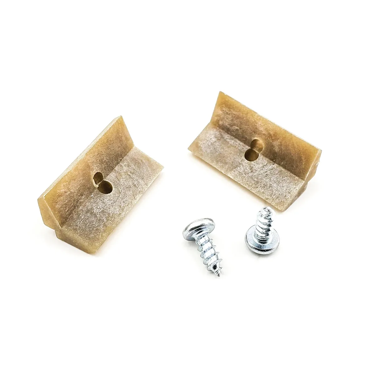 Small brown replacement teeth kit with screws for cable tool